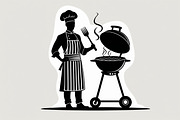 BBQ Grill Master Chef Bundle, an Illustration by Creativeshirt (Thumbnail 4 of 7)