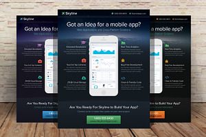 Mobile App Flyer Template