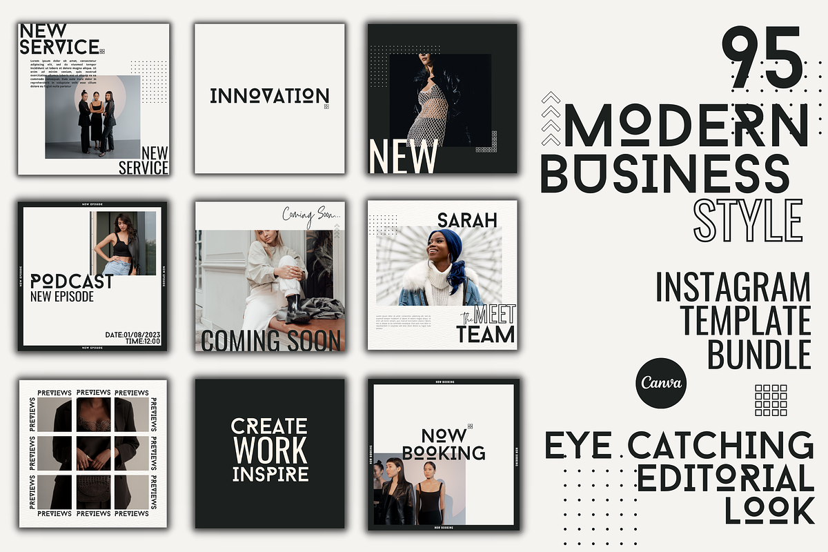 Modern Business Instagram templates, a Social Media Template by Faytemplates (Photo 1 of 7)
