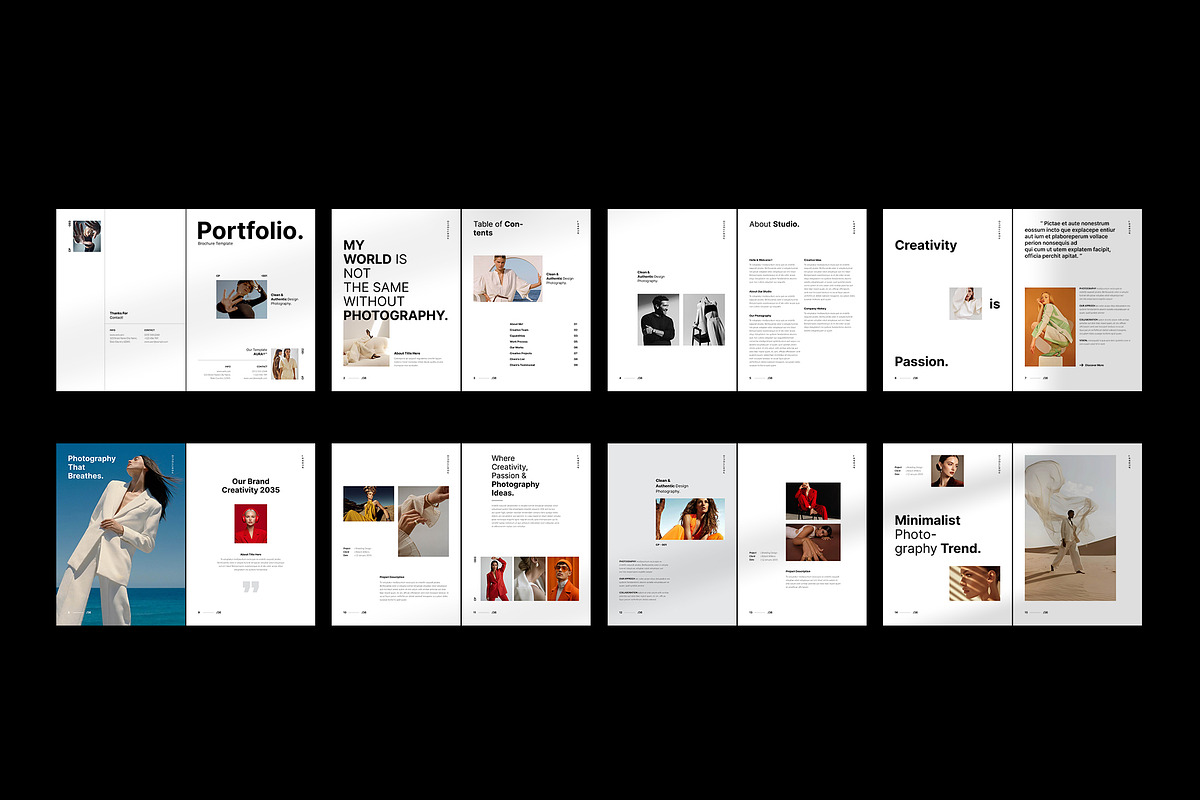 AURA Brochure Portfolio Template, a Brochure Template by TemplateFolio-Shop (Photo 16 of 18)