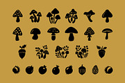 Autumn Nature & Botanical Clipart, a Decorative Illustration by NatalieArtShop (Thumbnail 5 of 16)