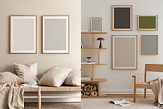 Frame Mockup Gallery Wall Bundle, a Product Mockup by Tomasz Ganclerz (Thumbnail 3 of 4)
