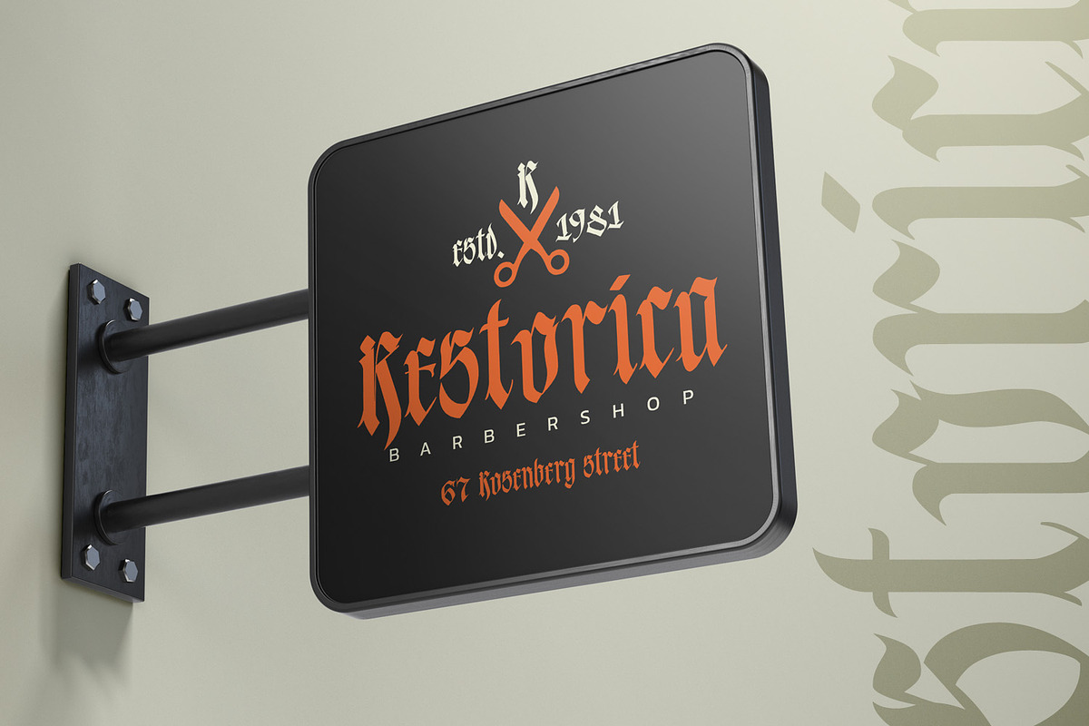 Blacktones, a Blackletter Font by Vintage Division (Photo 7 of 10)