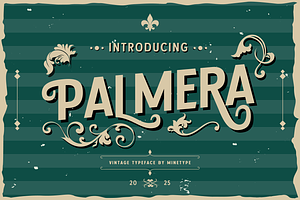 Palmera - Vintage Font