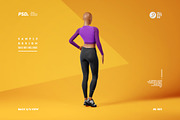 Women's Activewear Mockup Set, a Shirt Mockup by OllStore (Thumbnail 11 of 17)