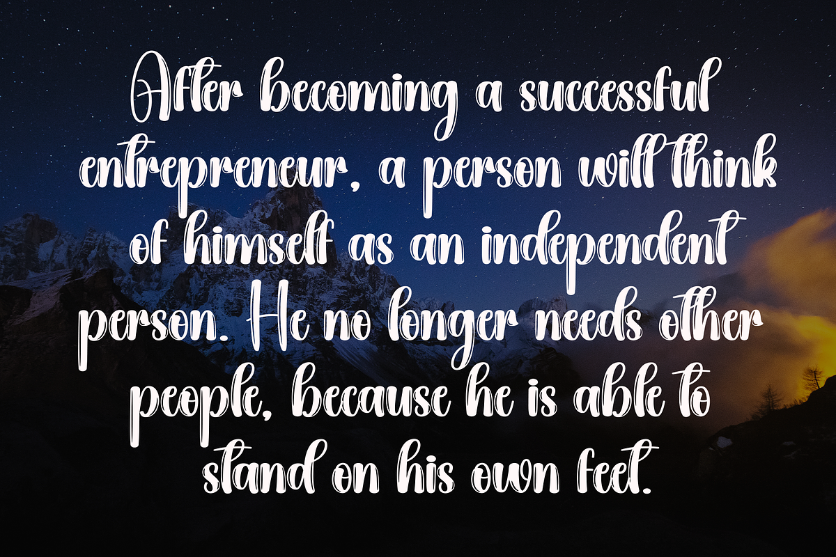 Unicorn | Script Font, a Handwritten Font by Scratchones (Photo 6 of 9)