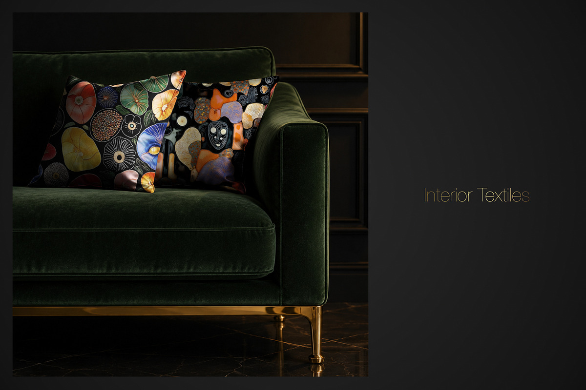AI Floral Masks Pattern Collection, a Pattern Graphic by IrinaCzaran (Photo 3 of 10)