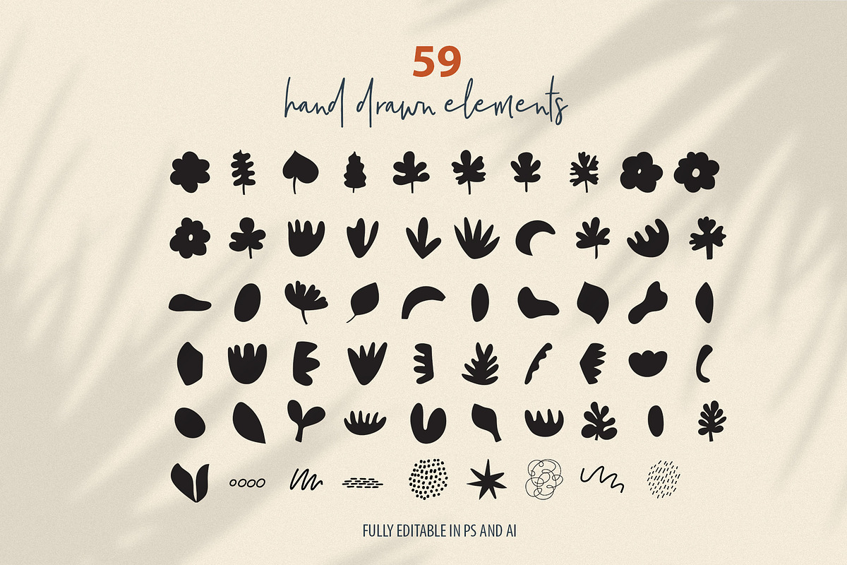 Earthy Abstract Patterns+Elements, an Illustration by Sweet Fig (Photo 6 of 11)