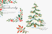 cozy storybook winter clipart set, a Decorative Illustration by Patishop Art (Thumbnail 6 of 9)