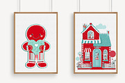 Cute Christmas Watercolor Clipart, an Illustration by Libby Wishes (Thumbnail 7 of 7)