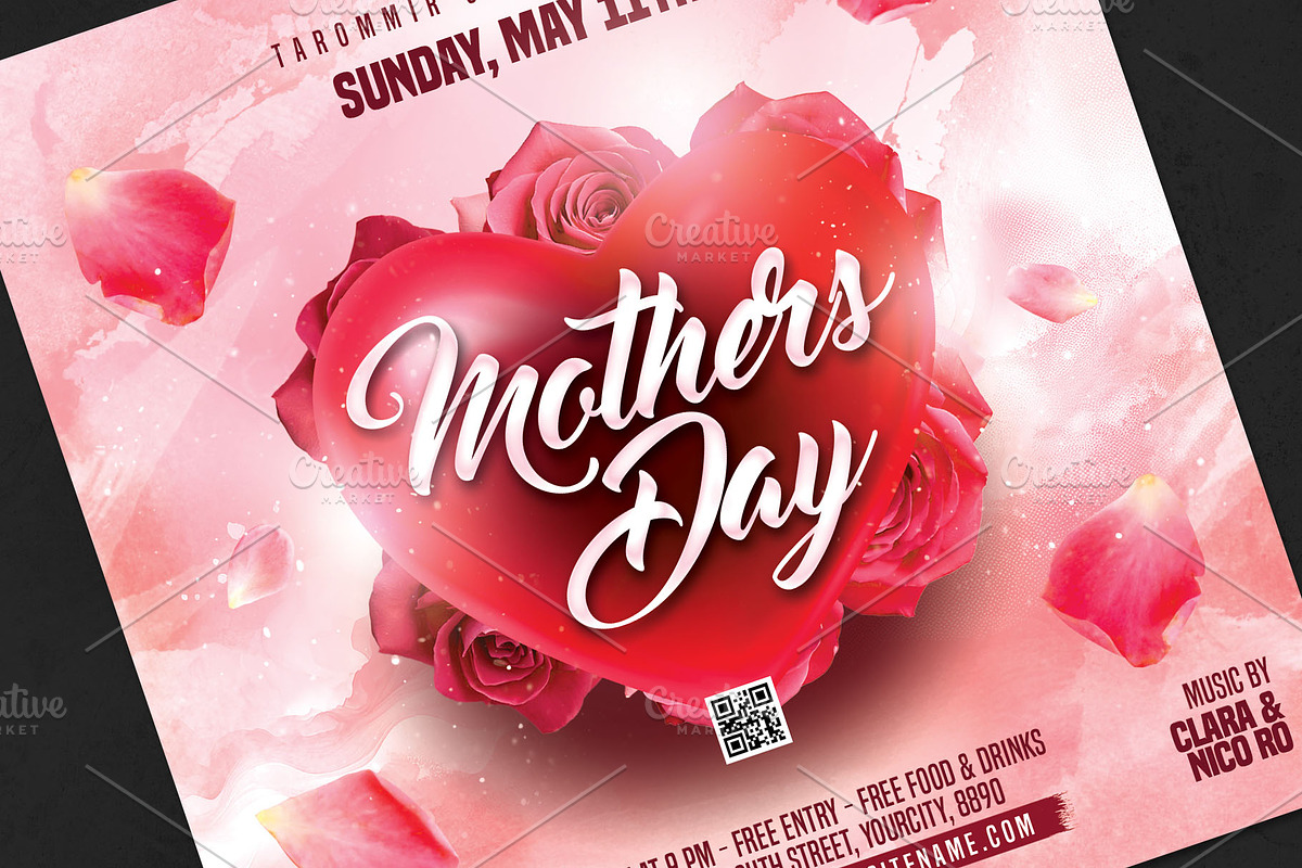 Mother's Day Flyer, a Flyer Template by Tarommir (Photo 3 of 3)