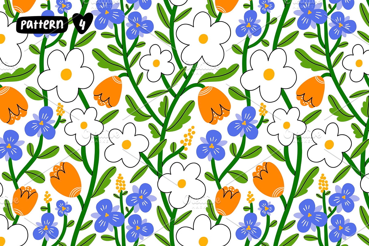 Awesome patterns set part 3, a Pattern Graphic by Stolenpencil (Photo 5 of 7)