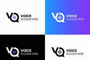 VQ Voice Company Logo, a Branding & Logo Template by HueNestify