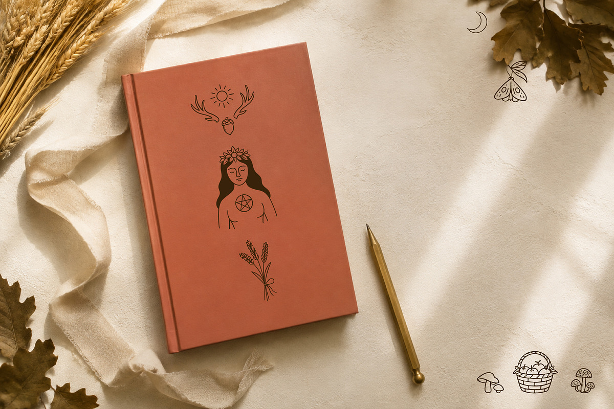 Mabon Doodles: 97 Autumn Equinox Art, an Object Graphic by Christine Krahl (Photo 8 of 13)