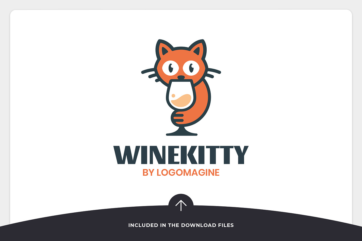 Wine Kitty Logo Template, a Branding & Logo Template by LOGOMAGINE (Photo 11 of 16)