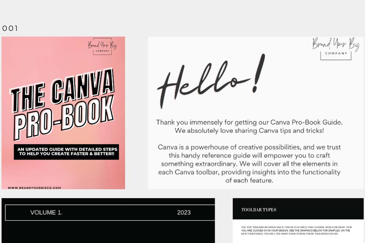 Canva Pro Book Guide, a Marketing Template by Brand Your Biz Co. (Photo 5 of 5)