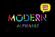 Modern stylized font., a Symbol Font by Vector photo shop (Thumbnail 1 of 3)