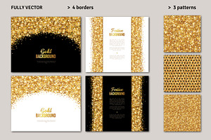 Gold Backgrounds Collection