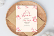 Watercolor Newborn Baby Girl Clipart, a Decorative Illustration by CropUp Creative (Thumbnail 5 of 5)