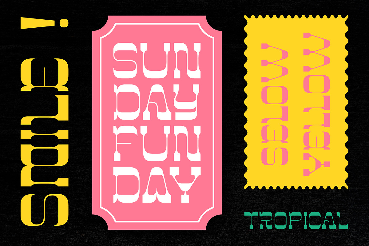 KAVINAS - Retro Display Font, a Font by Ekahermawan (Photo 7 of 13)