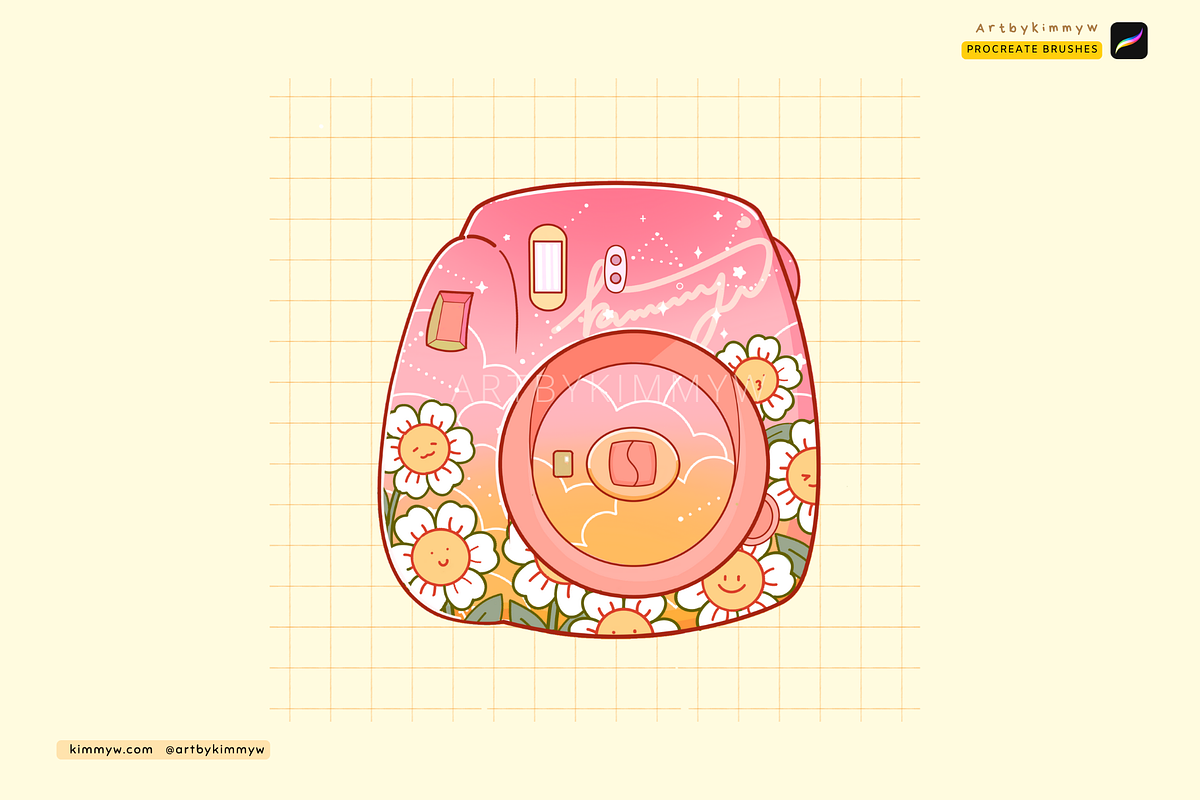 Procreate Kawaii Dreamland Brushes, a Brush Add-On by Artbykimmyw (Photo 4 of 11)