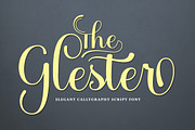 The Glester, a Script Font by Nurul_kamal (Thumbnail 1 of 7)