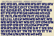 Heroic Faster Font, a Sans Serif Font by 177Studio (Thumbnail 8 of 8)
