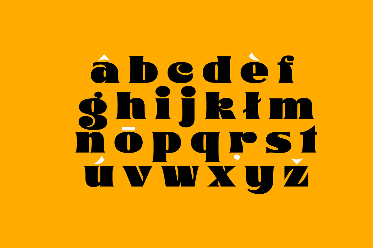 Glodok font preview 7