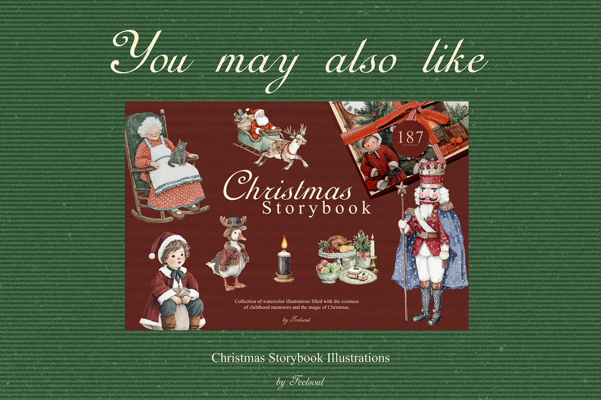 Nostalgic Christmas Illustrations, a Decorative Illustration by Feelsoul (Photo 7 of 10)