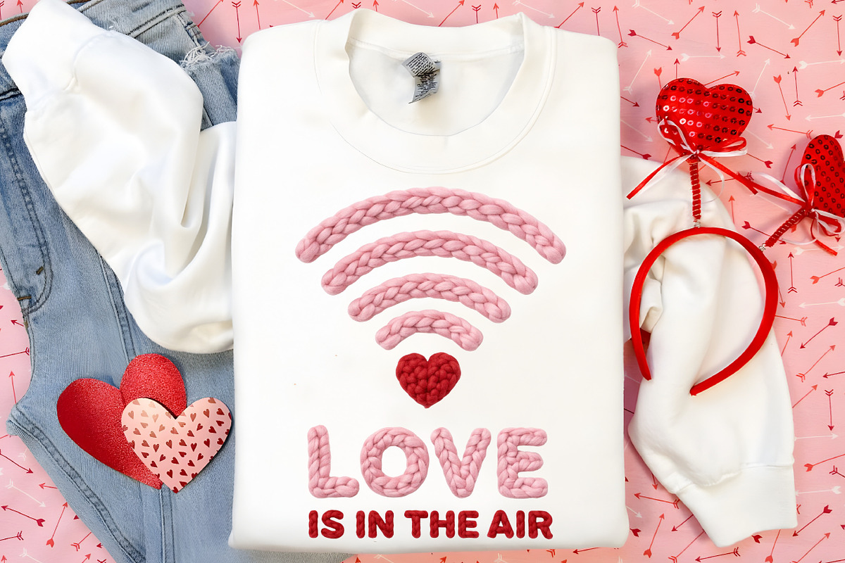 Valentine Love Wifi PNG, Valentine, an Illustration by Canvas Craft (Photo 6 of 7)
