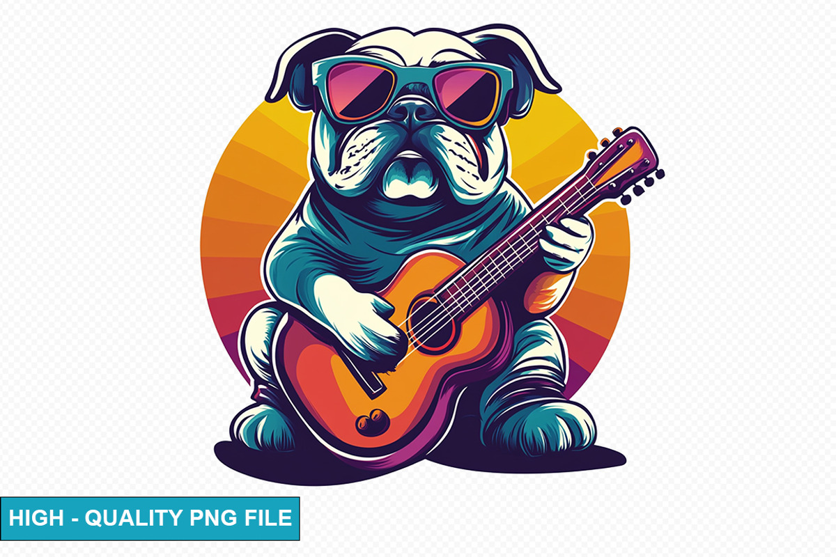 Music Dog Clipart Bundle, an Illustration by crative8112 (Photo 6 of 15)
