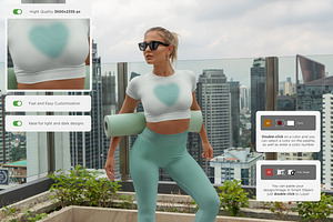 Leggings & Top Mockups Outdoor