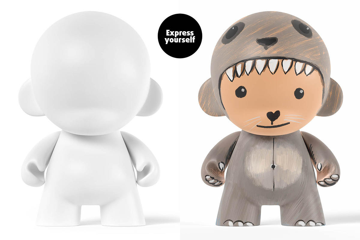 Toy Art Mock-up, a Product Mockup by Colatudo Store (Photo 9 of 9)