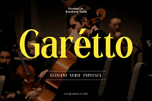 Garétto - Elegant Serif Typeface