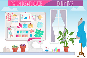 Fashion Designer Set - 10 Elements