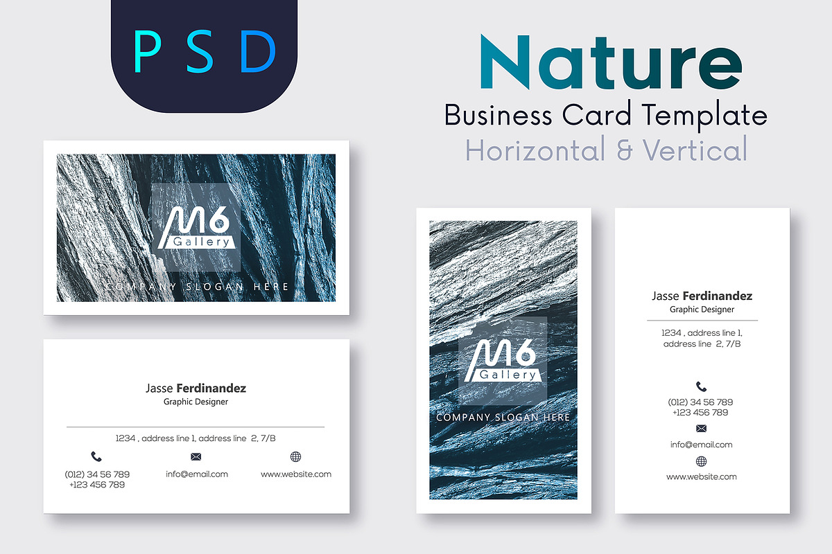 Unique 50 Business Card Bundle, a Business Card Template by M6 Gallery (Photo 74 of 151)