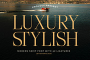 Luxury Styilsh Modern Serif Font, a Serif Font by Lettersiro (Thumbnail 1 of 7)