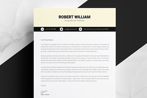 Occupational Therapist Resume Design