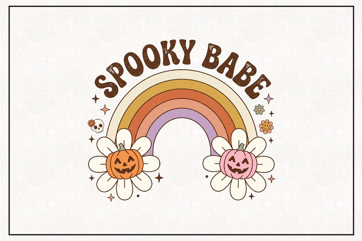 Halloween Spooky Babe Sublimation, a Work Illustration by CraftArtStudio (Photo 1 of 4)