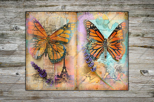 Ephemeral Wings Junk Journal Pages