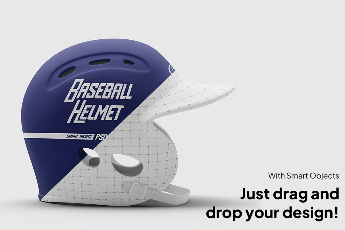 Protective Helmet Mockup, a Product Mockup by graphicsauce (Photo 4 of 4)