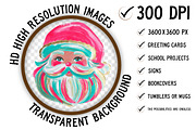 Christmas Brushstroke Elements PNG, an Illustration by Craft Nest (Thumbnail 2 of 6)