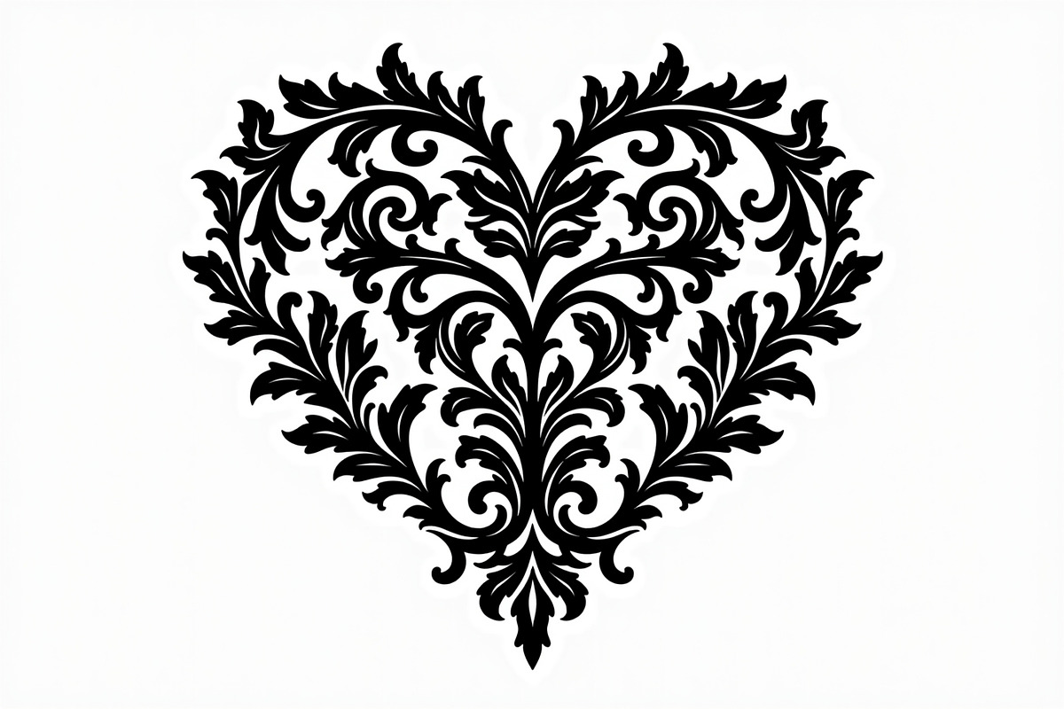 Vintage Heart Vector Design, an Illustration by Creativeshirt (Photo 17 of 21)