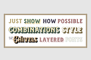 Chivels - Chiseled Vintage 3D Type, a Font by Adam Fathony (Thumbnail 6 of 11)