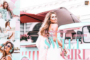 12 Sweet Girl Photoshop Actions