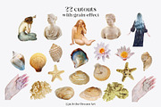 Siren of the Sea Collage Textures, an Object Graphic by Catch the Dream Art (Thumbnail 8 of 14)