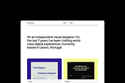 Minimal Design Portfolio · Framer, a Landing Page Template by Bryn Taylor (Thumbnail 1 of 4)