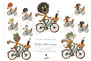 Fall City Autumn Bike PNG Clipart, a Seasonal Illustration by KaramfilaS (Thumbnail 7 of 11)
