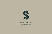 Seahorses Logo, a Branding & Logo Template by Maxim apperian (Thumbnail 1 of 2)