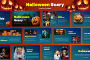 Halloween Scary - PowerPoint, a Presentation Template by QR Design Studio (Thumbnail 1 of 3)